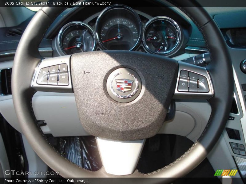 Black Ice / Light Titanium/Ebony 2009 Cadillac CTS Sedan
