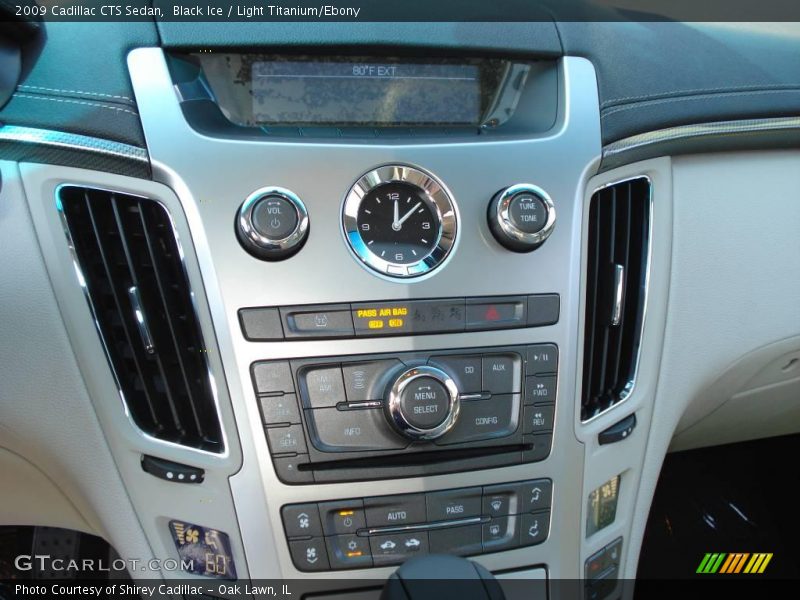 Black Ice / Light Titanium/Ebony 2009 Cadillac CTS Sedan