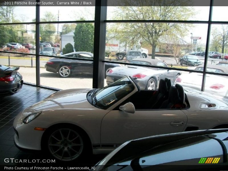 Carrara White / Black 2011 Porsche Boxster Spyder