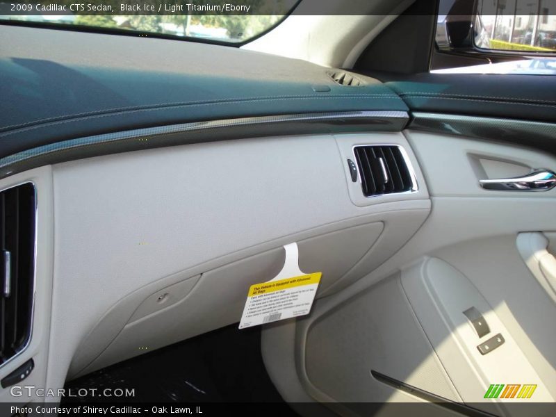 Black Ice / Light Titanium/Ebony 2009 Cadillac CTS Sedan