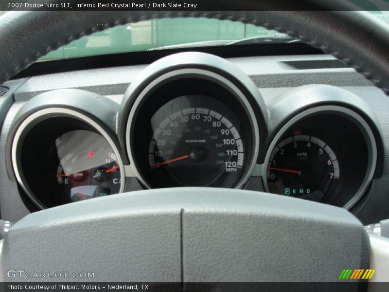 Inferno Red Crystal Pearl / Dark Slate Gray 2007 Dodge Nitro SLT