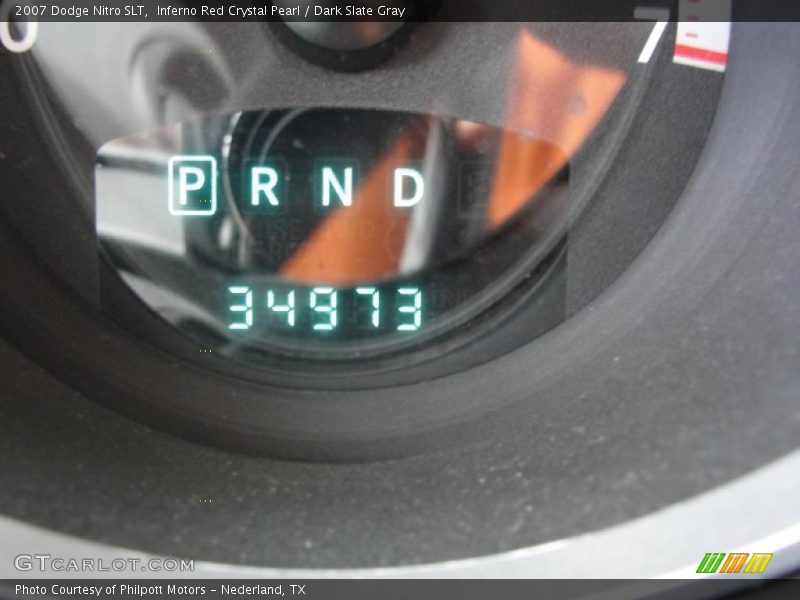 Inferno Red Crystal Pearl / Dark Slate Gray 2007 Dodge Nitro SLT