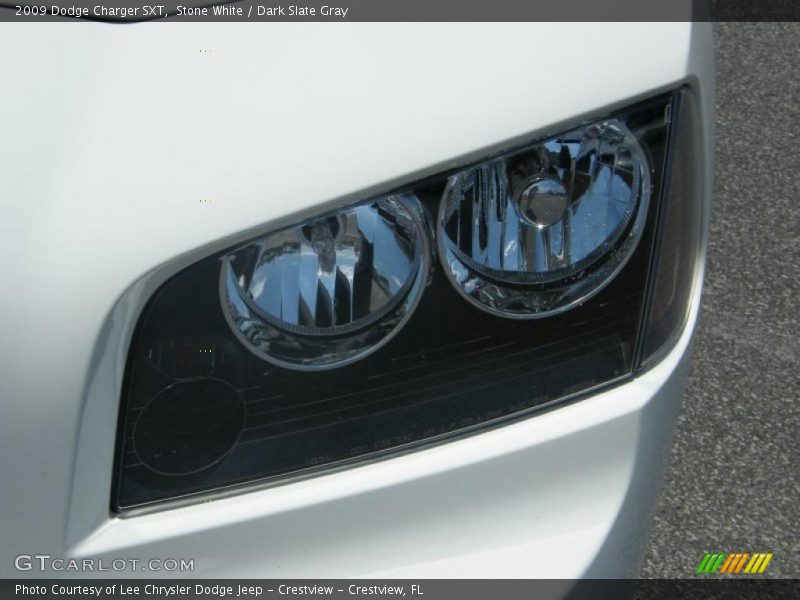 Stone White / Dark Slate Gray 2009 Dodge Charger SXT