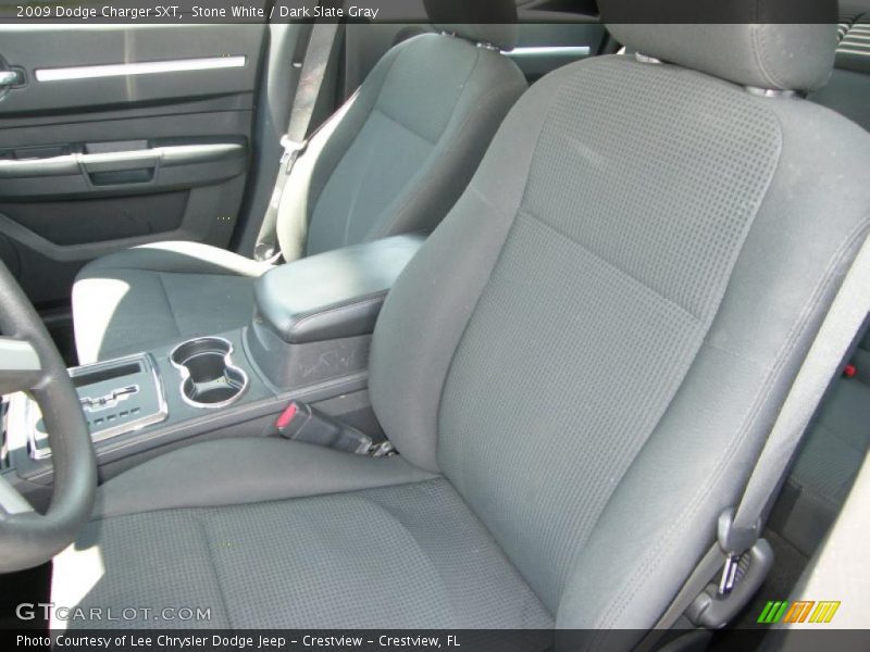 Stone White / Dark Slate Gray 2009 Dodge Charger SXT