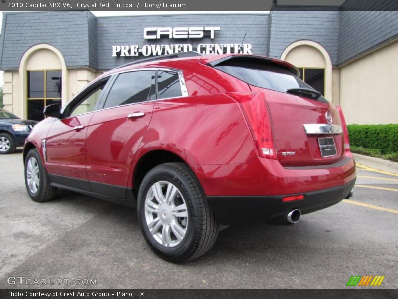 Crystal Red Tintcoat / Ebony/Titanium 2010 Cadillac SRX V6