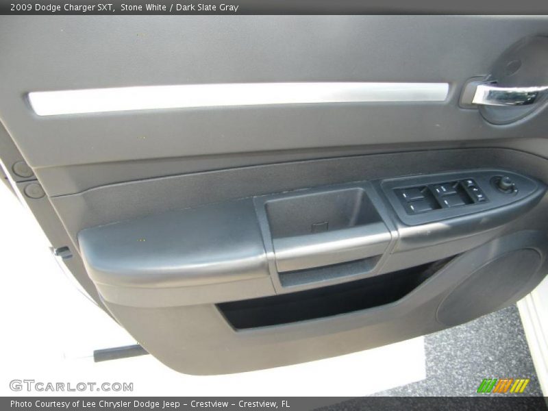 Stone White / Dark Slate Gray 2009 Dodge Charger SXT