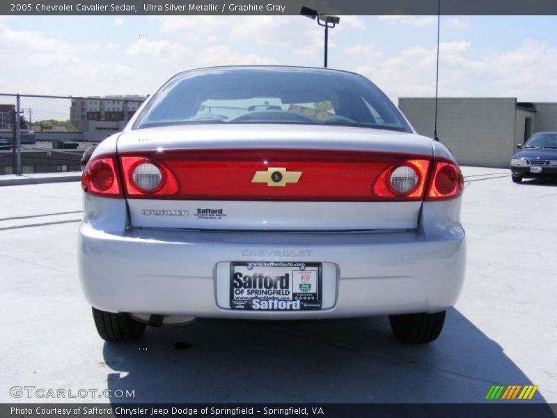 Ultra Silver Metallic / Graphite Gray 2005 Chevrolet Cavalier Sedan