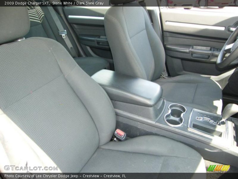 Stone White / Dark Slate Gray 2009 Dodge Charger SXT