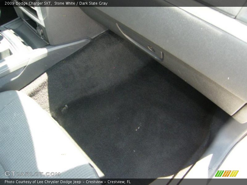 Stone White / Dark Slate Gray 2009 Dodge Charger SXT