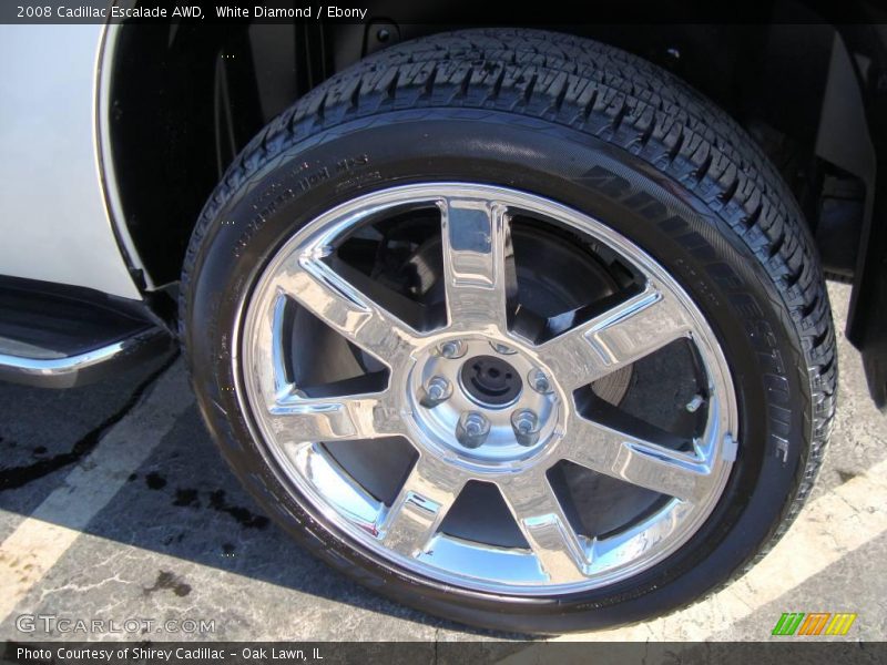 White Diamond / Ebony 2008 Cadillac Escalade AWD