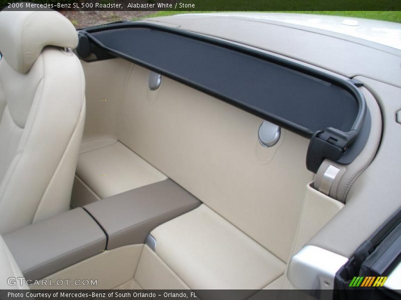 Alabaster White / Stone 2006 Mercedes-Benz SL 500 Roadster