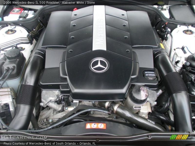 Alabaster White / Stone 2006 Mercedes-Benz SL 500 Roadster