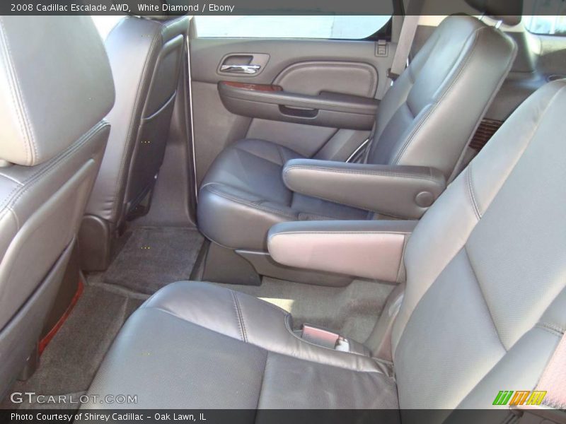 White Diamond / Ebony 2008 Cadillac Escalade AWD
