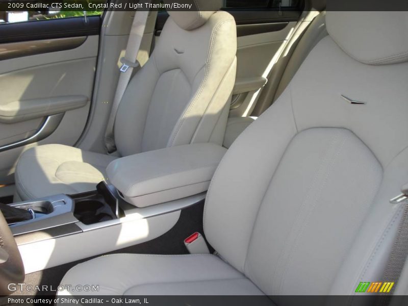 Crystal Red / Light Titanium/Ebony 2009 Cadillac CTS Sedan