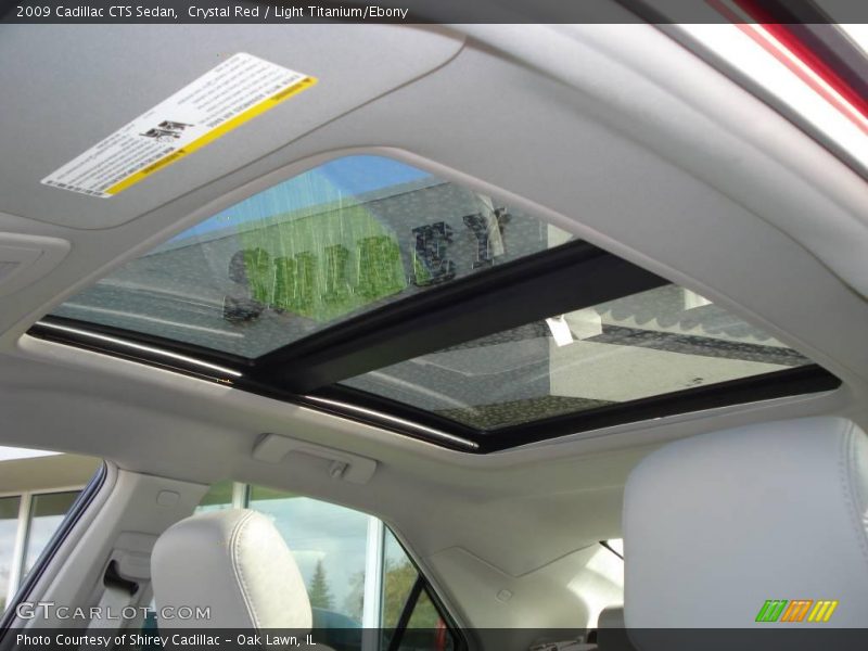 Crystal Red / Light Titanium/Ebony 2009 Cadillac CTS Sedan