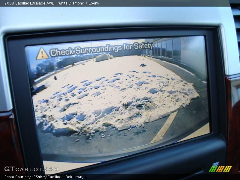 White Diamond / Ebony 2008 Cadillac Escalade AWD