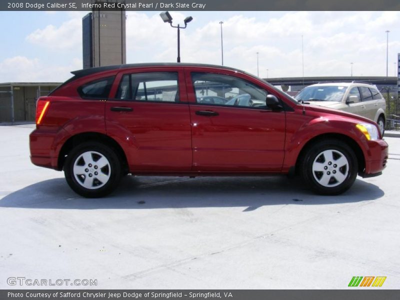 Inferno Red Crystal Pearl / Dark Slate Gray 2008 Dodge Caliber SE