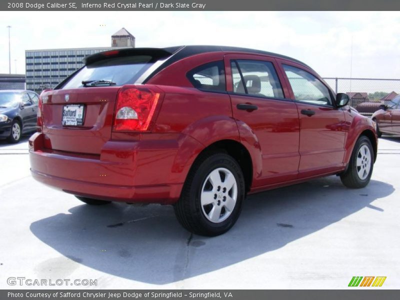 Inferno Red Crystal Pearl / Dark Slate Gray 2008 Dodge Caliber SE