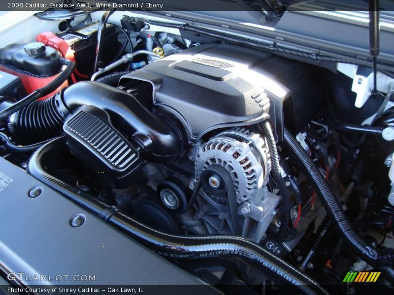 White Diamond / Ebony 2008 Cadillac Escalade AWD