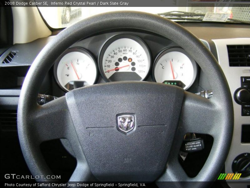 Inferno Red Crystal Pearl / Dark Slate Gray 2008 Dodge Caliber SE