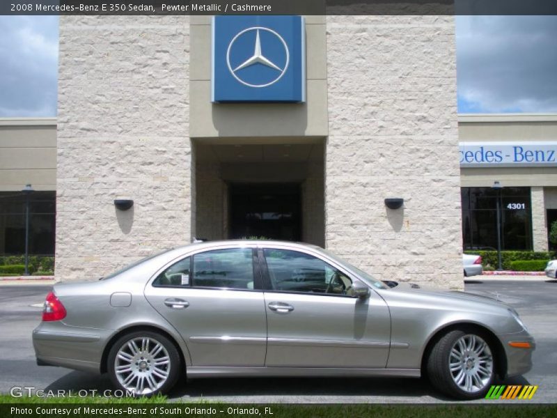 Pewter Metallic / Cashmere 2008 Mercedes-Benz E 350 Sedan