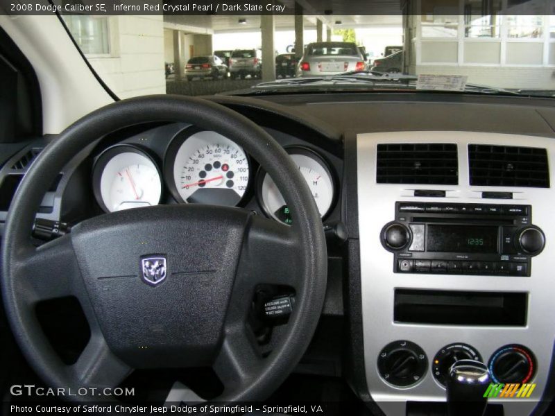Inferno Red Crystal Pearl / Dark Slate Gray 2008 Dodge Caliber SE
