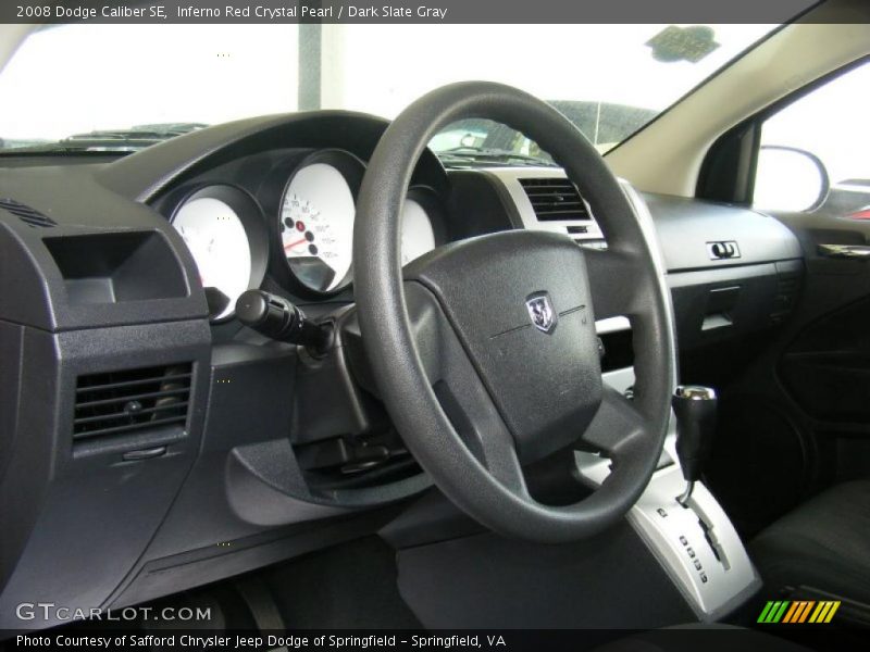 Inferno Red Crystal Pearl / Dark Slate Gray 2008 Dodge Caliber SE