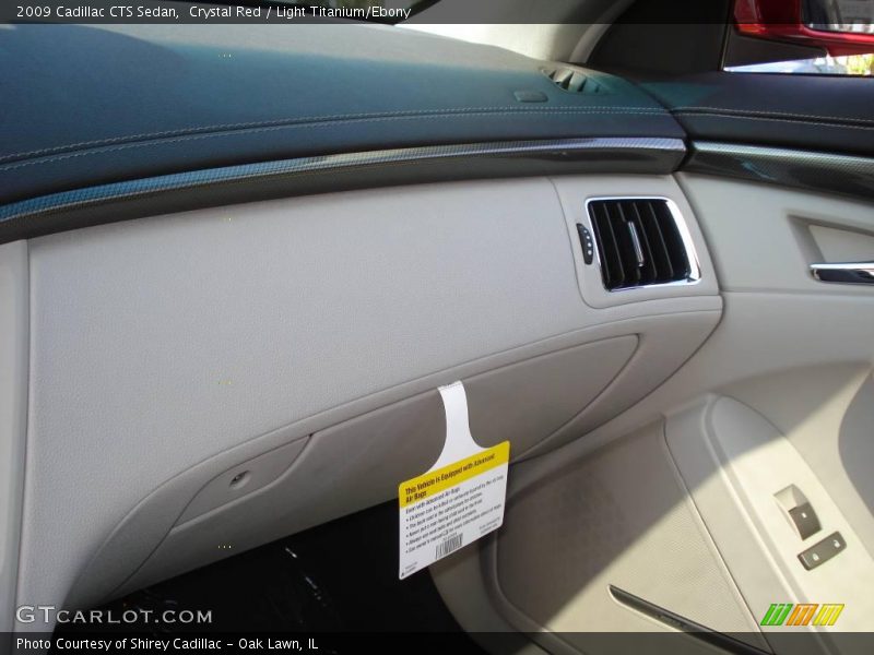 Crystal Red / Light Titanium/Ebony 2009 Cadillac CTS Sedan