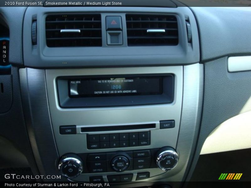 Smokestone Metallic / Medium Light Stone 2010 Ford Fusion SE