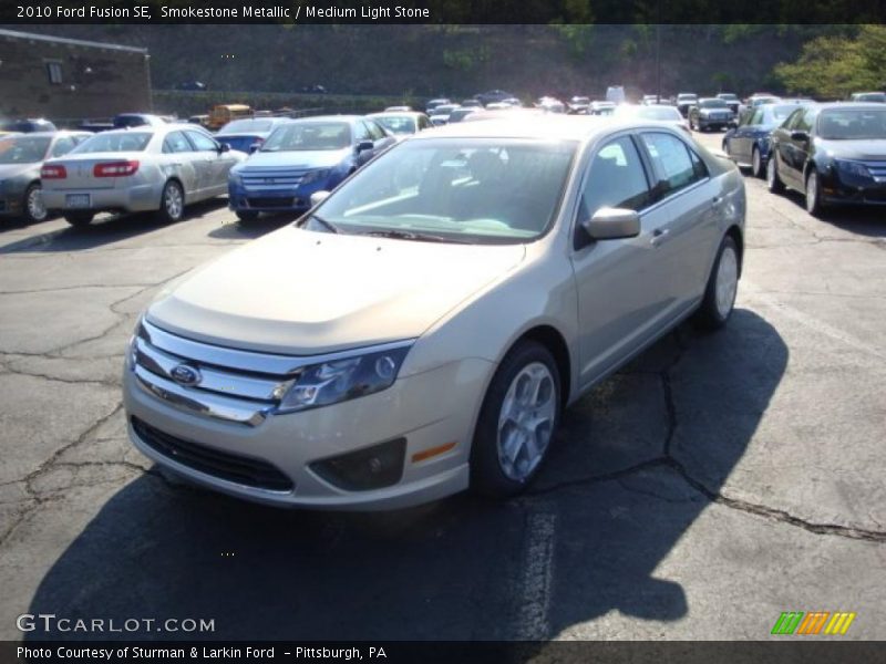 Smokestone Metallic / Medium Light Stone 2010 Ford Fusion SE