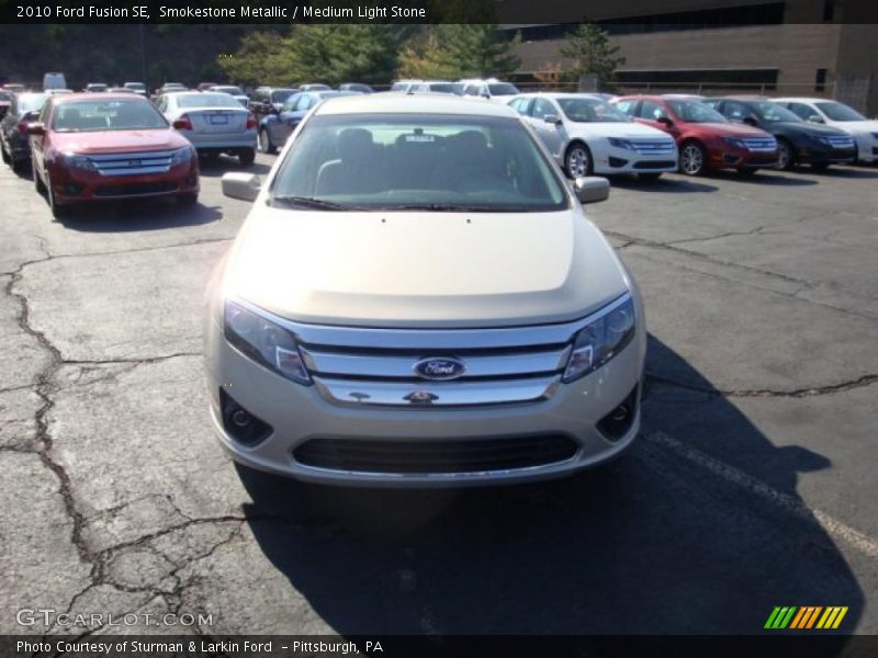 Smokestone Metallic / Medium Light Stone 2010 Ford Fusion SE