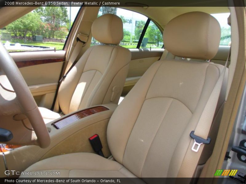 Pewter Metallic / Cashmere 2008 Mercedes-Benz E 350 Sedan