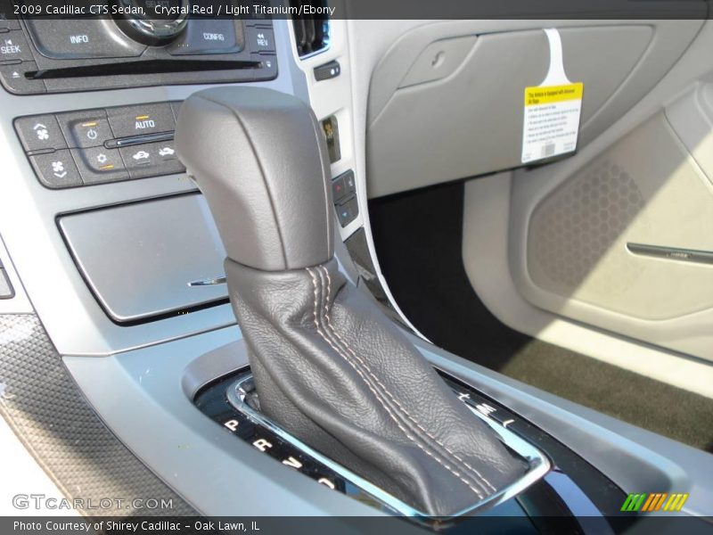Crystal Red / Light Titanium/Ebony 2009 Cadillac CTS Sedan