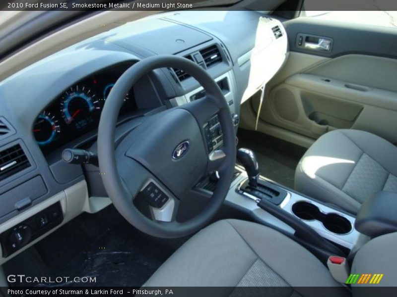Smokestone Metallic / Medium Light Stone 2010 Ford Fusion SE