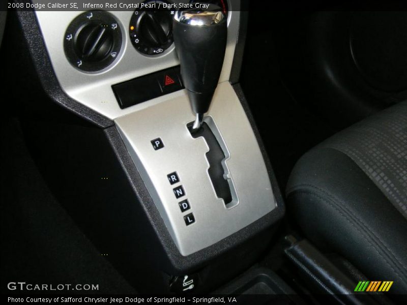 Inferno Red Crystal Pearl / Dark Slate Gray 2008 Dodge Caliber SE