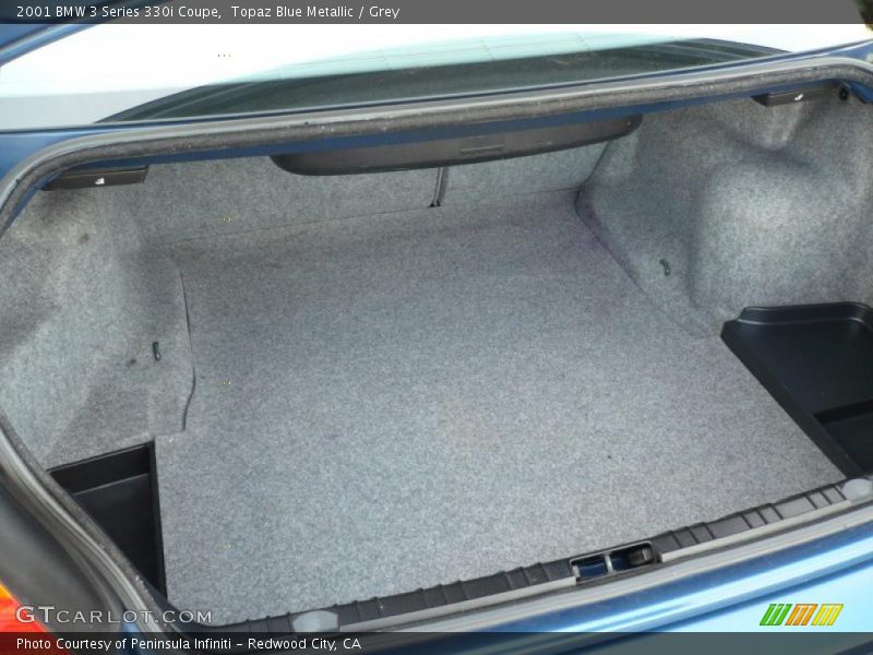 Topaz Blue Metallic / Grey 2001 BMW 3 Series 330i Coupe