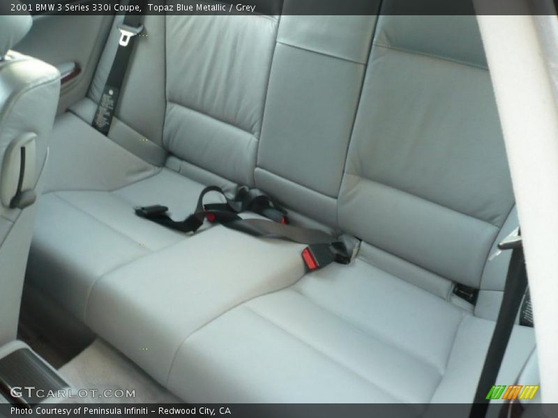 Topaz Blue Metallic / Grey 2001 BMW 3 Series 330i Coupe