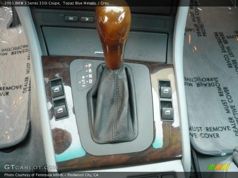 Topaz Blue Metallic / Grey 2001 BMW 3 Series 330i Coupe