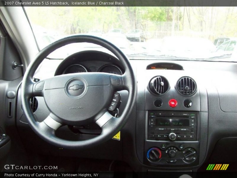 Icelandic Blue / Charcoal Black 2007 Chevrolet Aveo 5 LS Hatchback