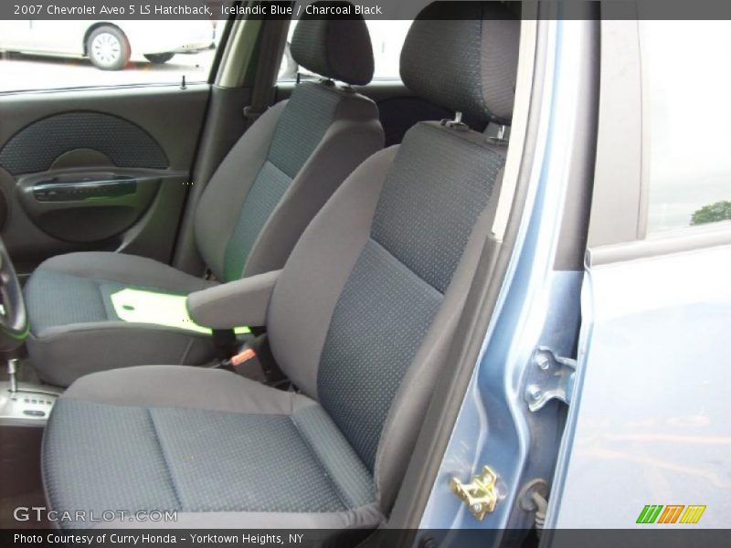 Icelandic Blue / Charcoal Black 2007 Chevrolet Aveo 5 LS Hatchback