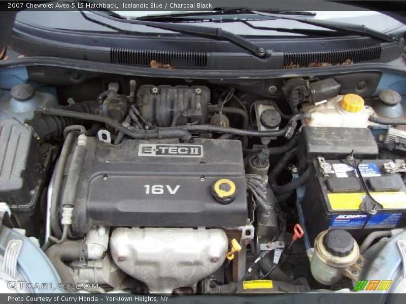 Icelandic Blue / Charcoal Black 2007 Chevrolet Aveo 5 LS Hatchback