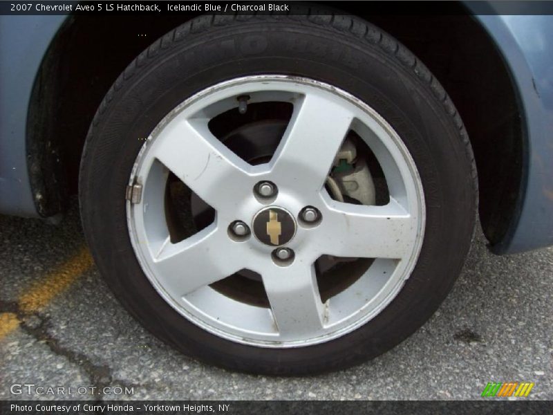 Icelandic Blue / Charcoal Black 2007 Chevrolet Aveo 5 LS Hatchback