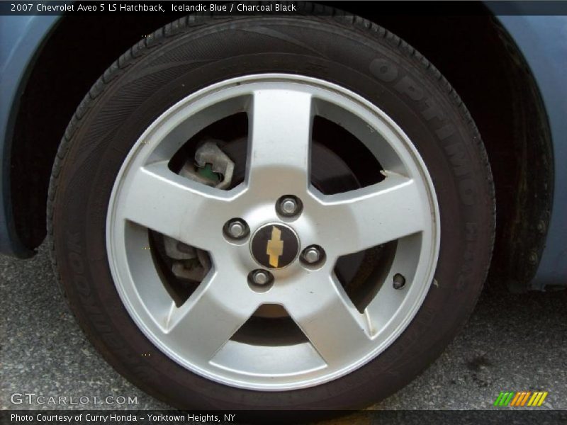 Icelandic Blue / Charcoal Black 2007 Chevrolet Aveo 5 LS Hatchback