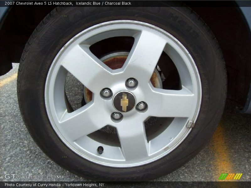 Icelandic Blue / Charcoal Black 2007 Chevrolet Aveo 5 LS Hatchback