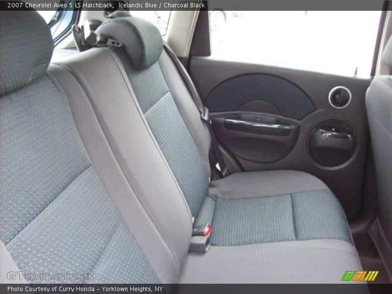 Icelandic Blue / Charcoal Black 2007 Chevrolet Aveo 5 LS Hatchback