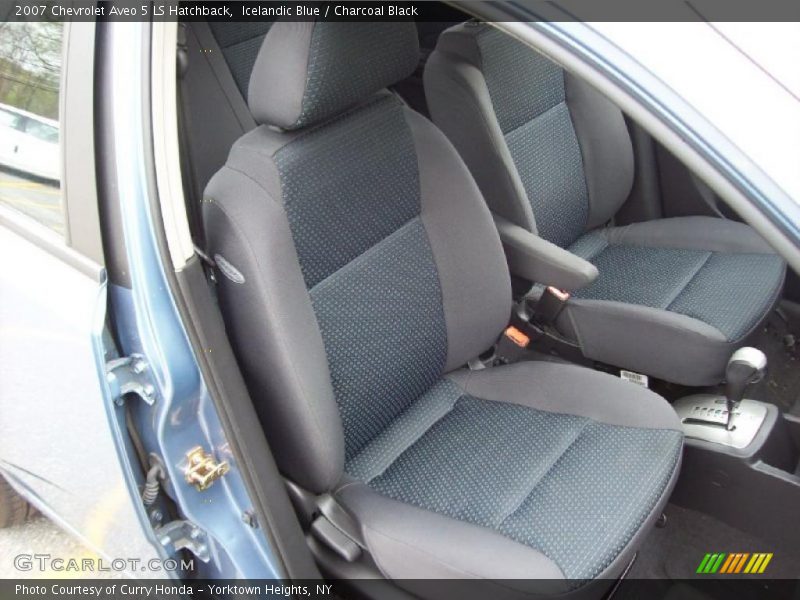Icelandic Blue / Charcoal Black 2007 Chevrolet Aveo 5 LS Hatchback
