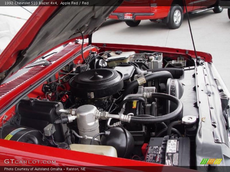 Apple Red / Red 1992 Chevrolet S10 Blazer 4x4