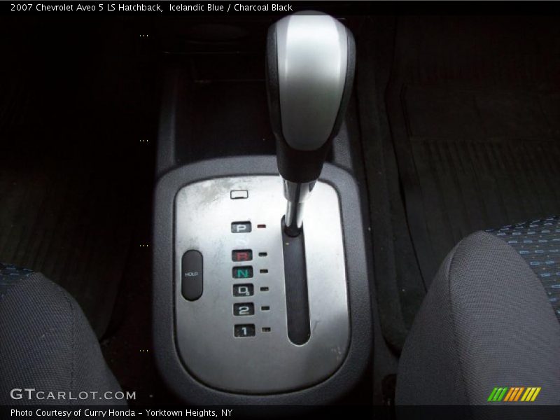 Icelandic Blue / Charcoal Black 2007 Chevrolet Aveo 5 LS Hatchback