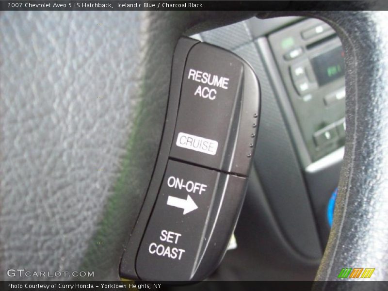 Icelandic Blue / Charcoal Black 2007 Chevrolet Aveo 5 LS Hatchback