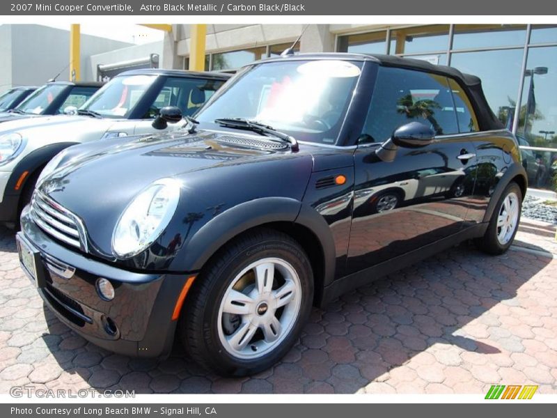 Astro Black Metallic / Carbon Black/Black 2007 Mini Cooper Convertible